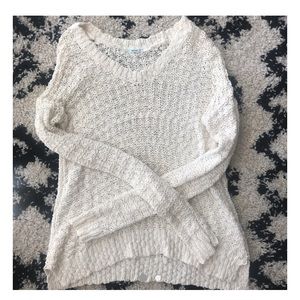 Urban Outfitters Kimich Blue White Knitted Sweater